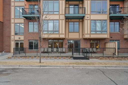 Large patio