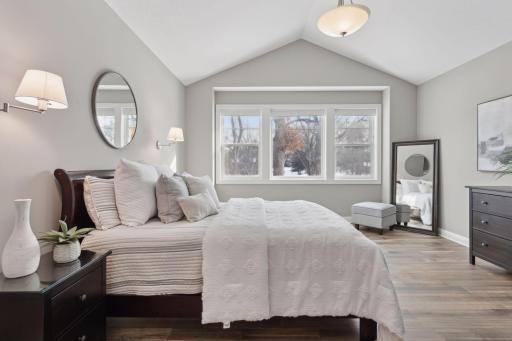 Main floor primary bedroom and ensuite create an easy living experience.