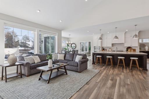Natural light fills every inch of the space.
