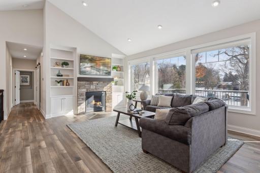 Beautiful built-ins and luxury finishes bring this space to life.