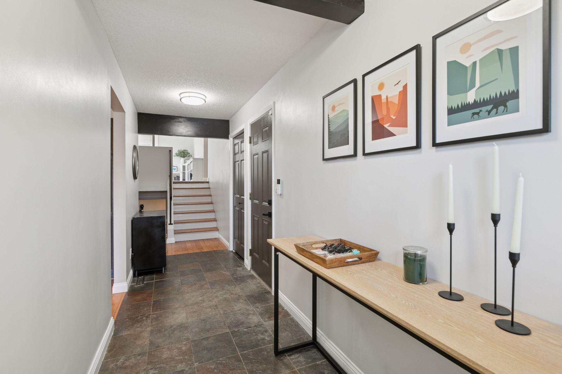Foyer leading into the home.