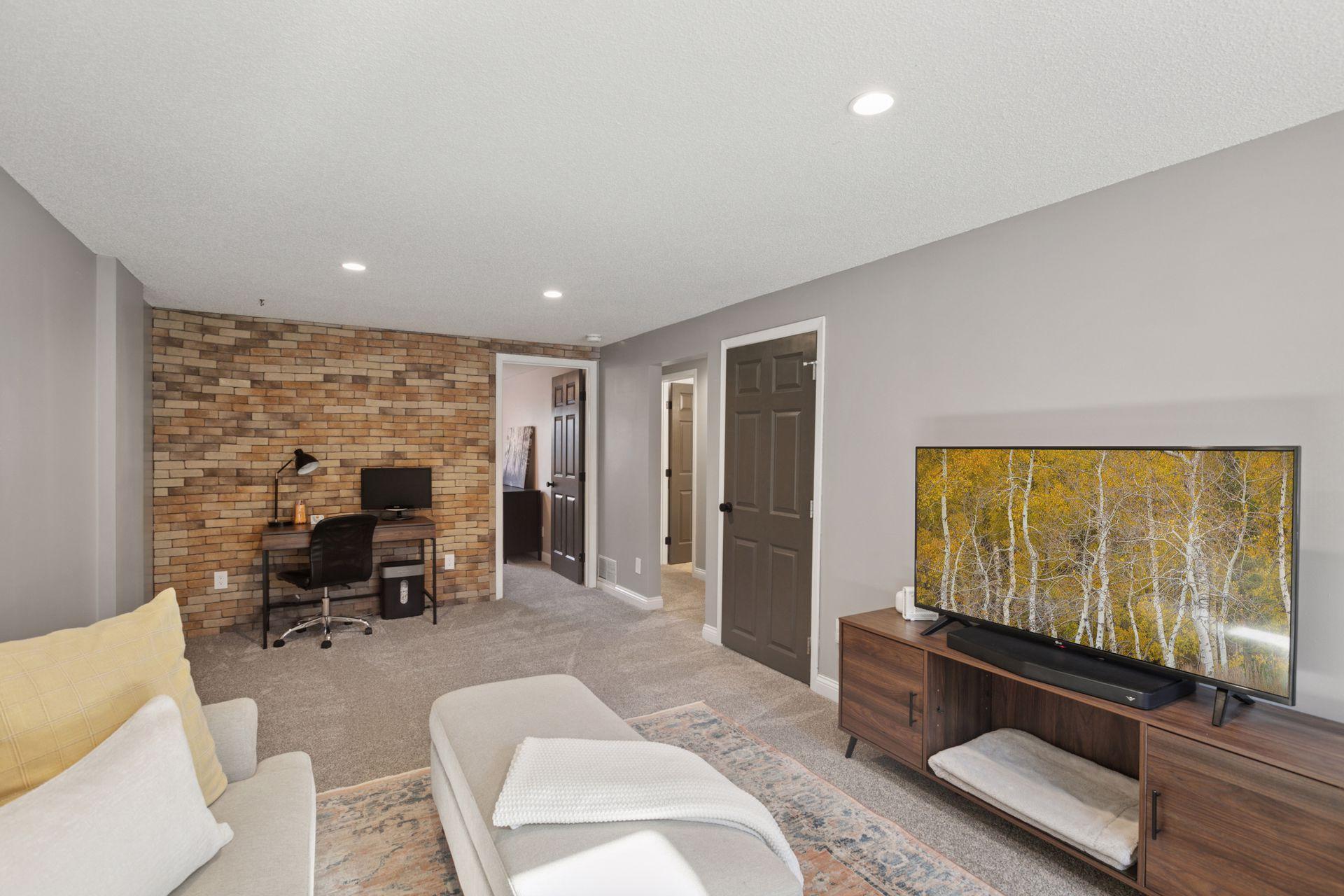 Lower level family room