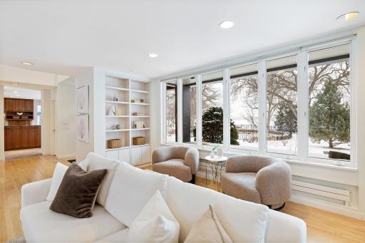 Great room with views of Lake Harriet