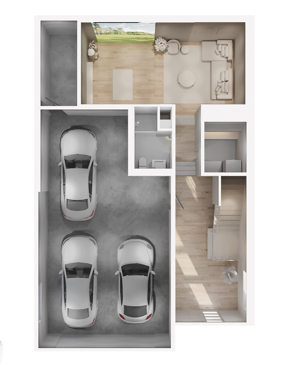 3D Floor Plan View Ground Floor.png