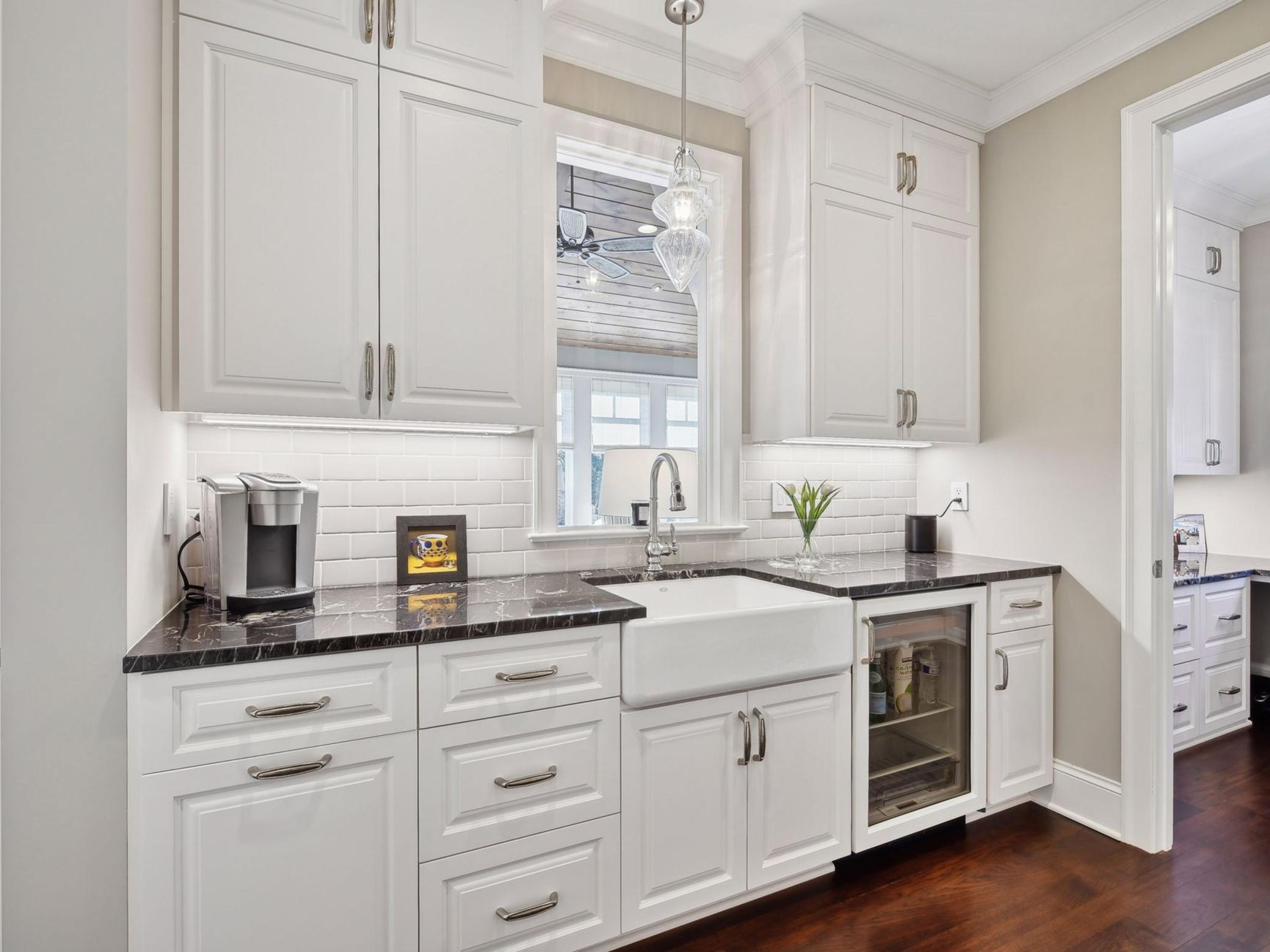 Scullery just steps from kitchen