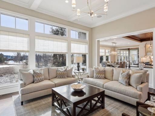 Beautiful natural light throughout