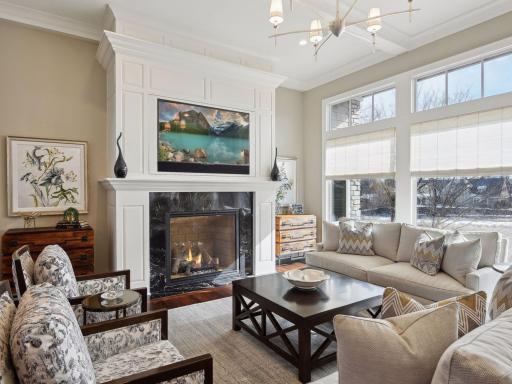 Stunning crown molding and attention to detail