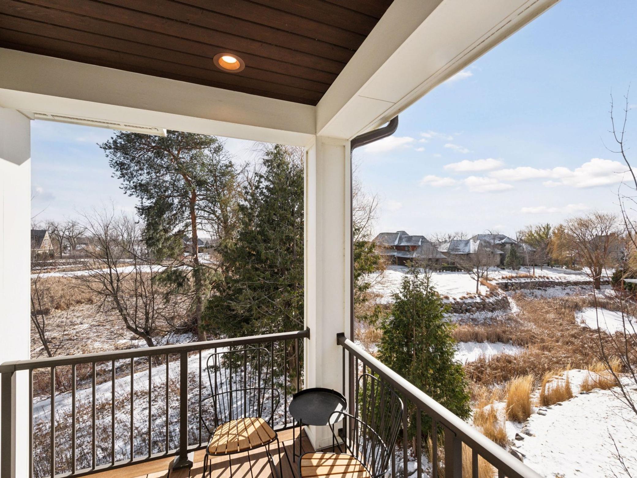 Just off the four-season porch