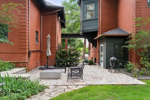 Terrace and grilling area just off the mudroom and kitchen.
