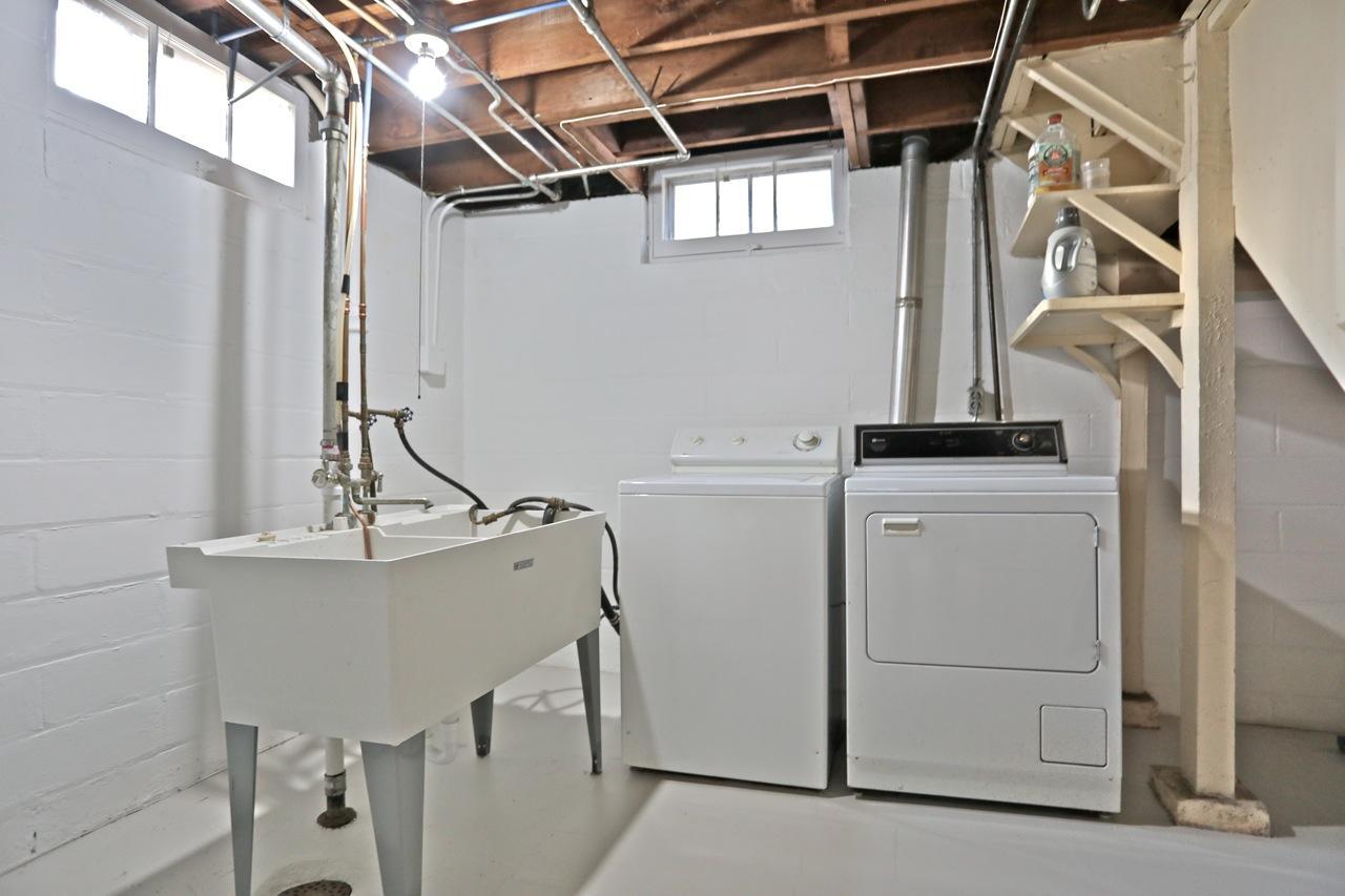 Clean laundry area