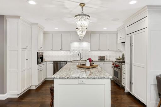 Another view of the kitchen - has hidden outlets too