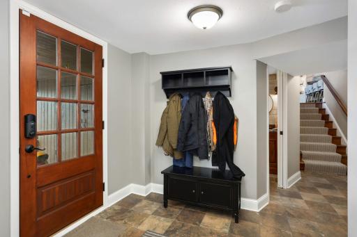 This is the lower level walk out just steps from the lake! Another 3/4 bathroom and laundry room makes this the perfect access to the lake.