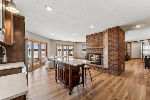 The lower level was not forgotten about either with new flooring throughout and a completely renovated kitchenette.