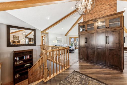 New flooring in 2018 as well as the cabinetry seen here in the entryway.