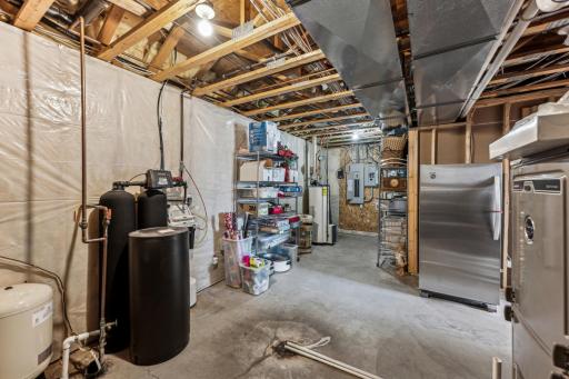 This home is so incredibly well maintained that even the storage/utility room is immaculate.