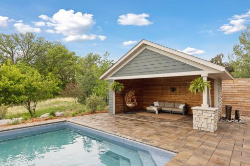 Hang out in the sun poolside or hide from it in the cabana.