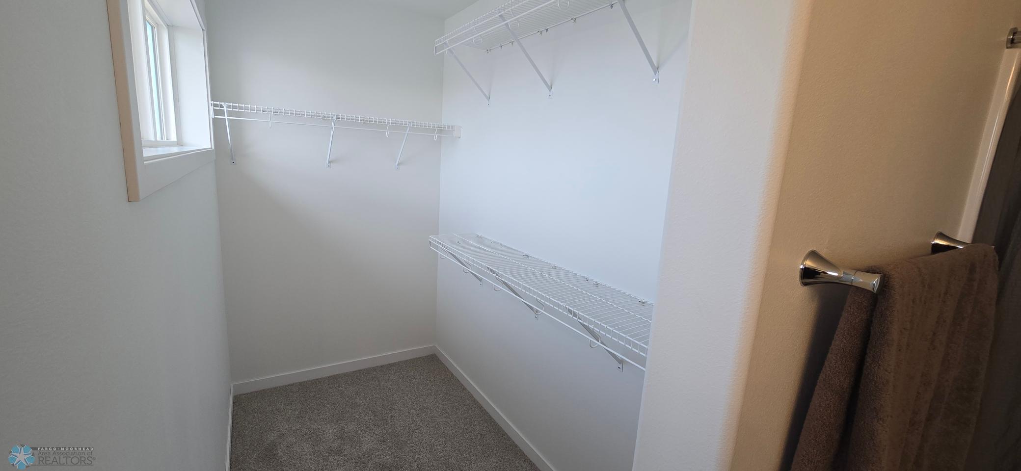 Master walk-in closet