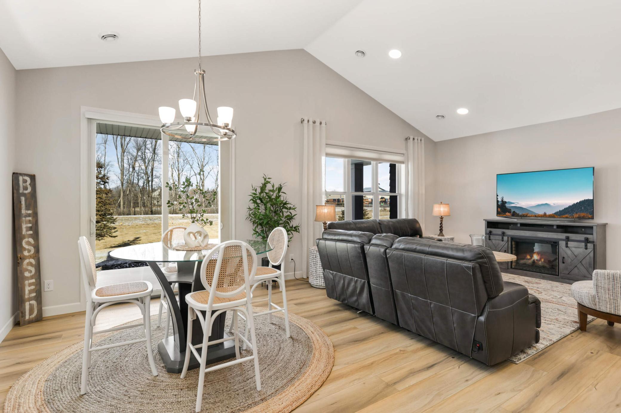 Open floor plan allows for easy flow