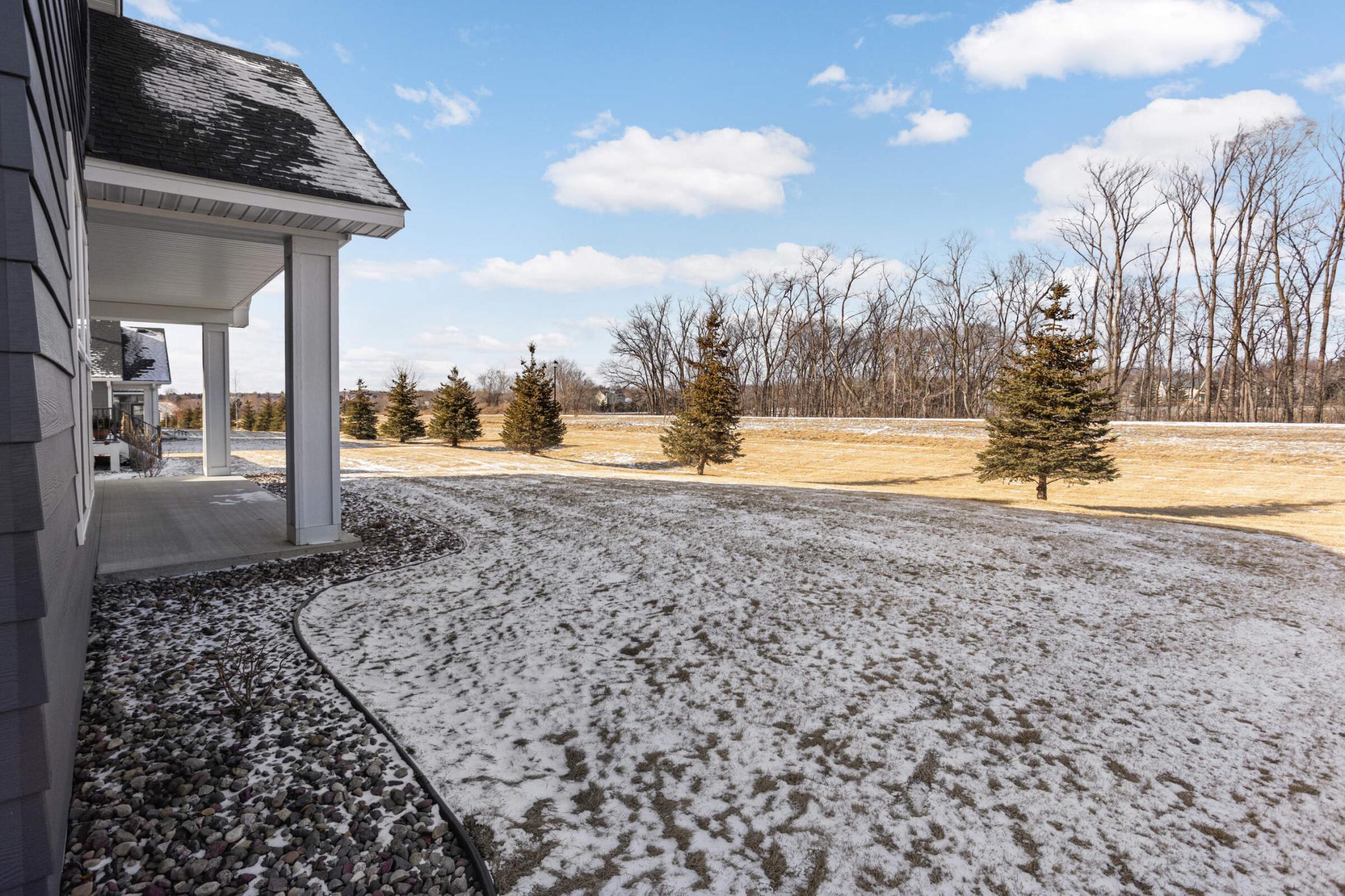 Private green space, offering an outdoor retreat. It provides the perfect spot for relaxation and outdoor activities