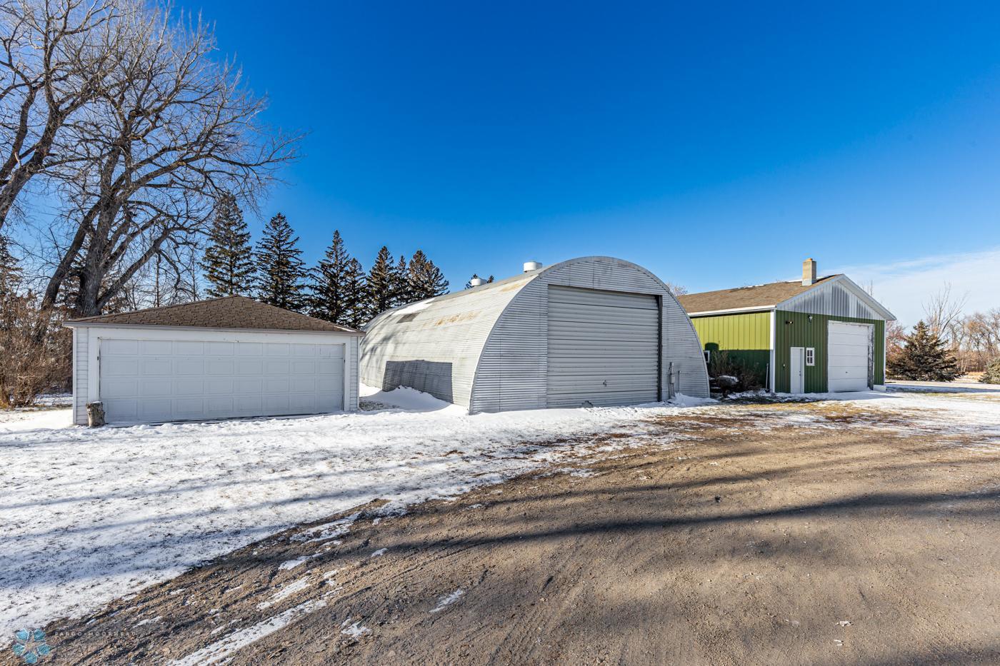 Pictured: 3 of 5 outbuildings