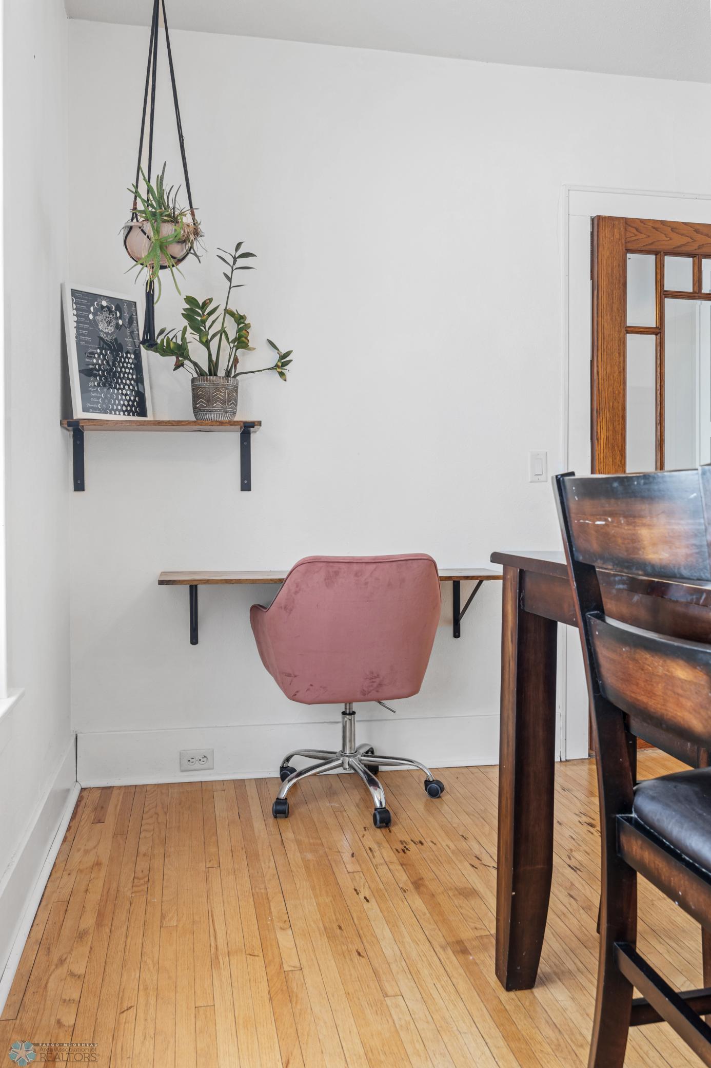Small desk, or serving table in dining room