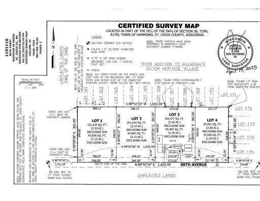 Lot 3 60th Avenue, Baldwin, WI 54002