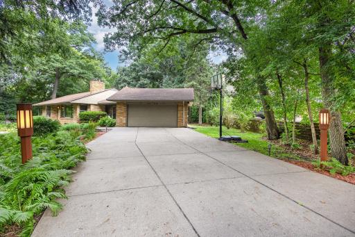Long concrete driveway - plenty of room for guests to park.