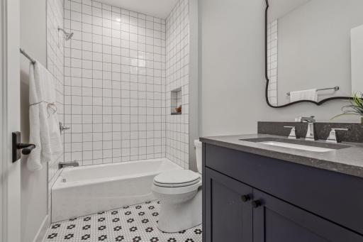 Private Full Bath for Bedroom 4