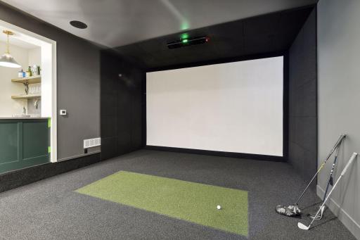 Golf Simulator Room