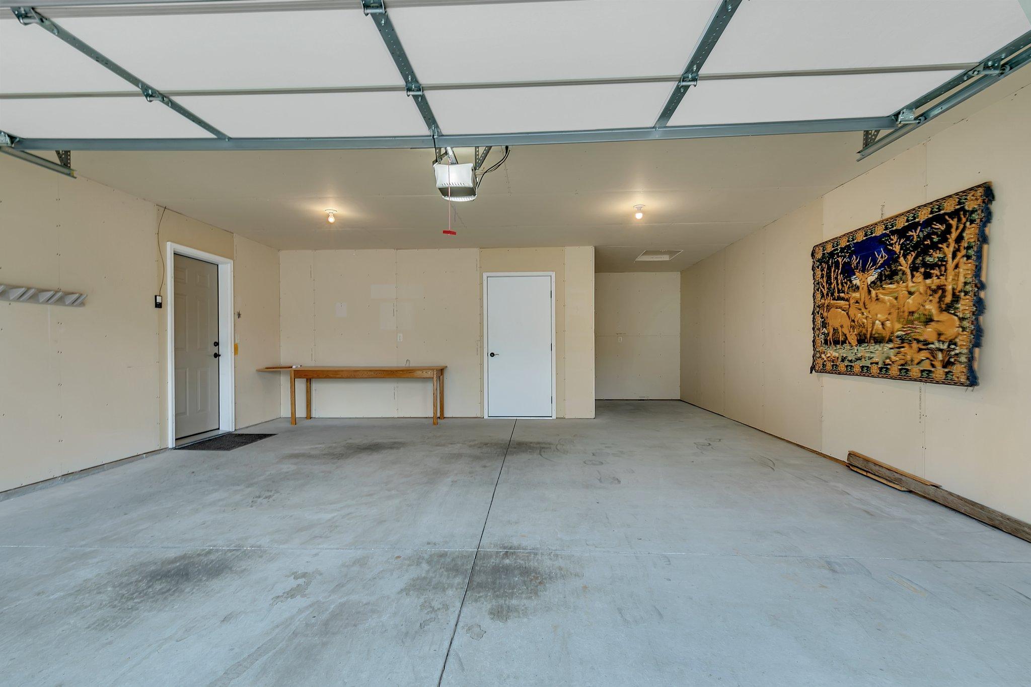 Insulated garage with extra starage