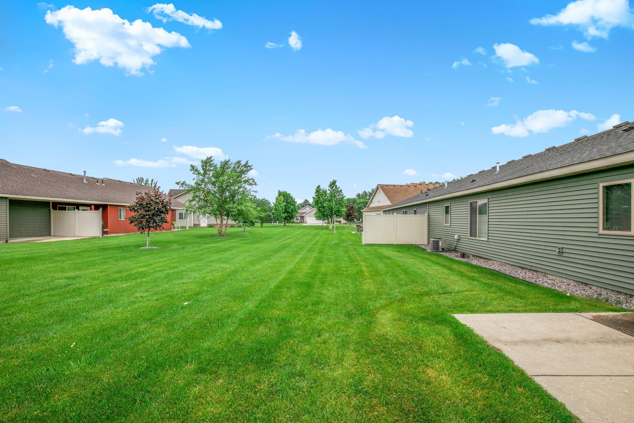 back yard view