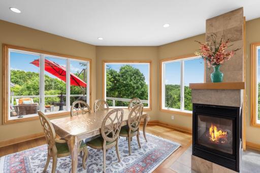 Cozy fireplaces, updated finishes, and abundant natural light throughout
