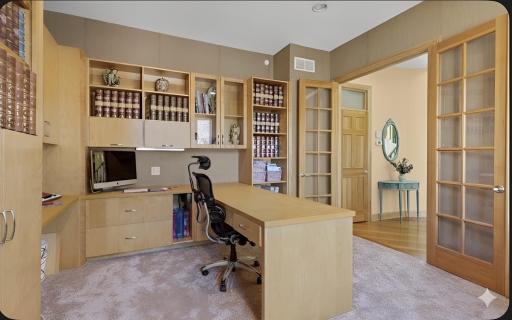 Plenty of storage throughout custom cabinetry