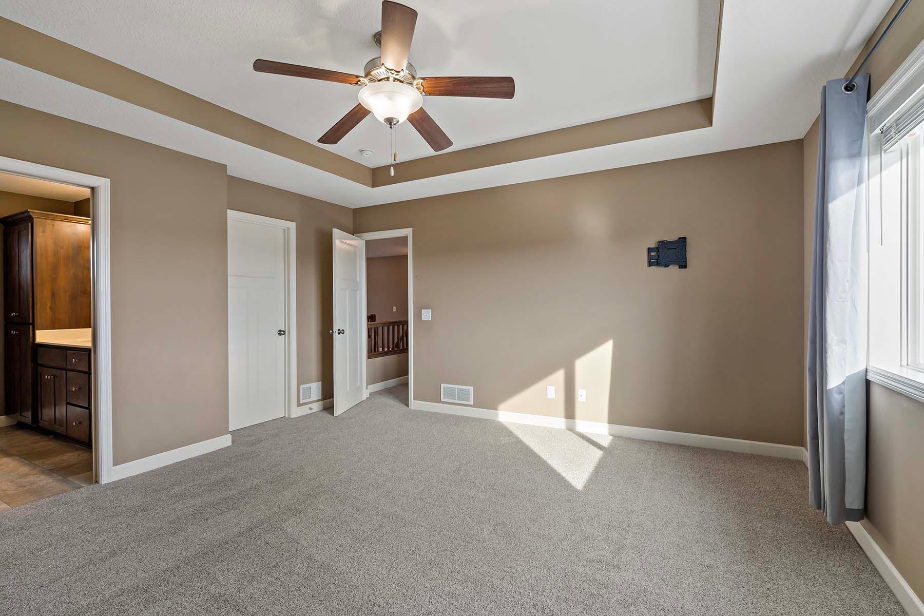 Primary Bedroom, bathroom, walk in closet.