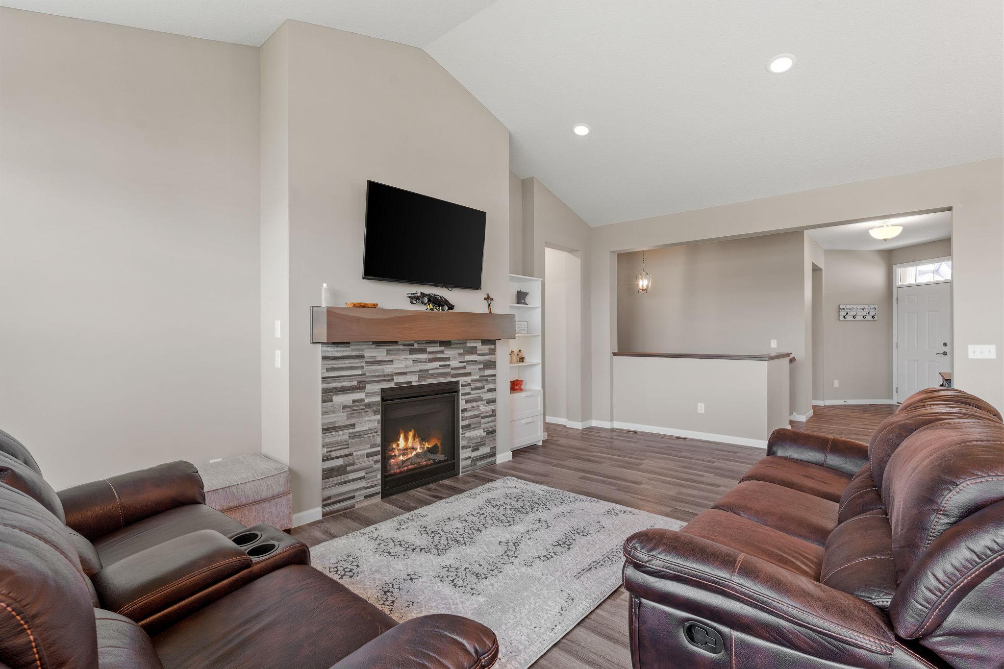 Gas Burning Fireplace