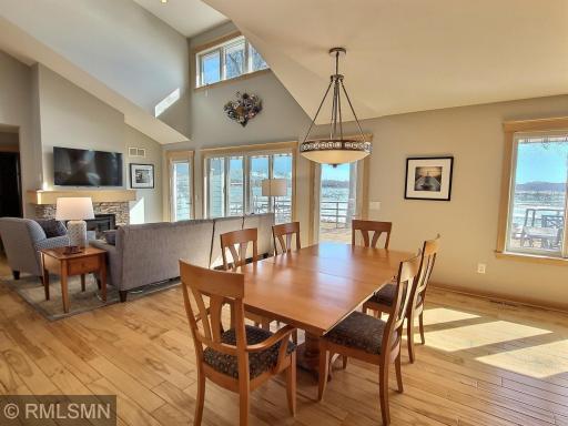 Whether an evening dinner or playing cards with friends and family you will have great views of the water.
