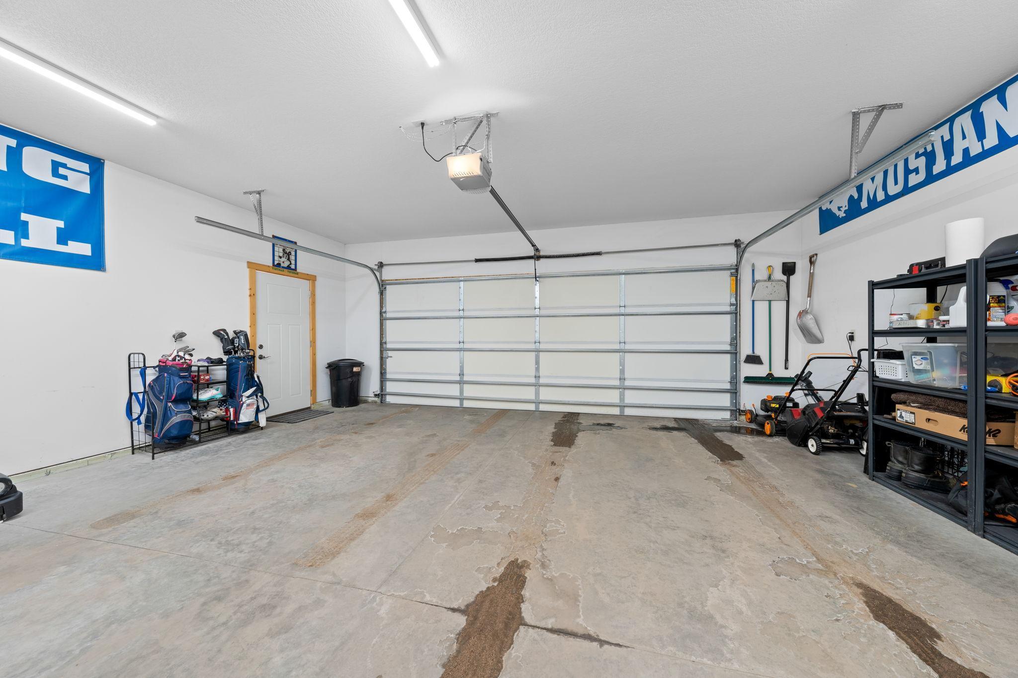 Extra wide garage door