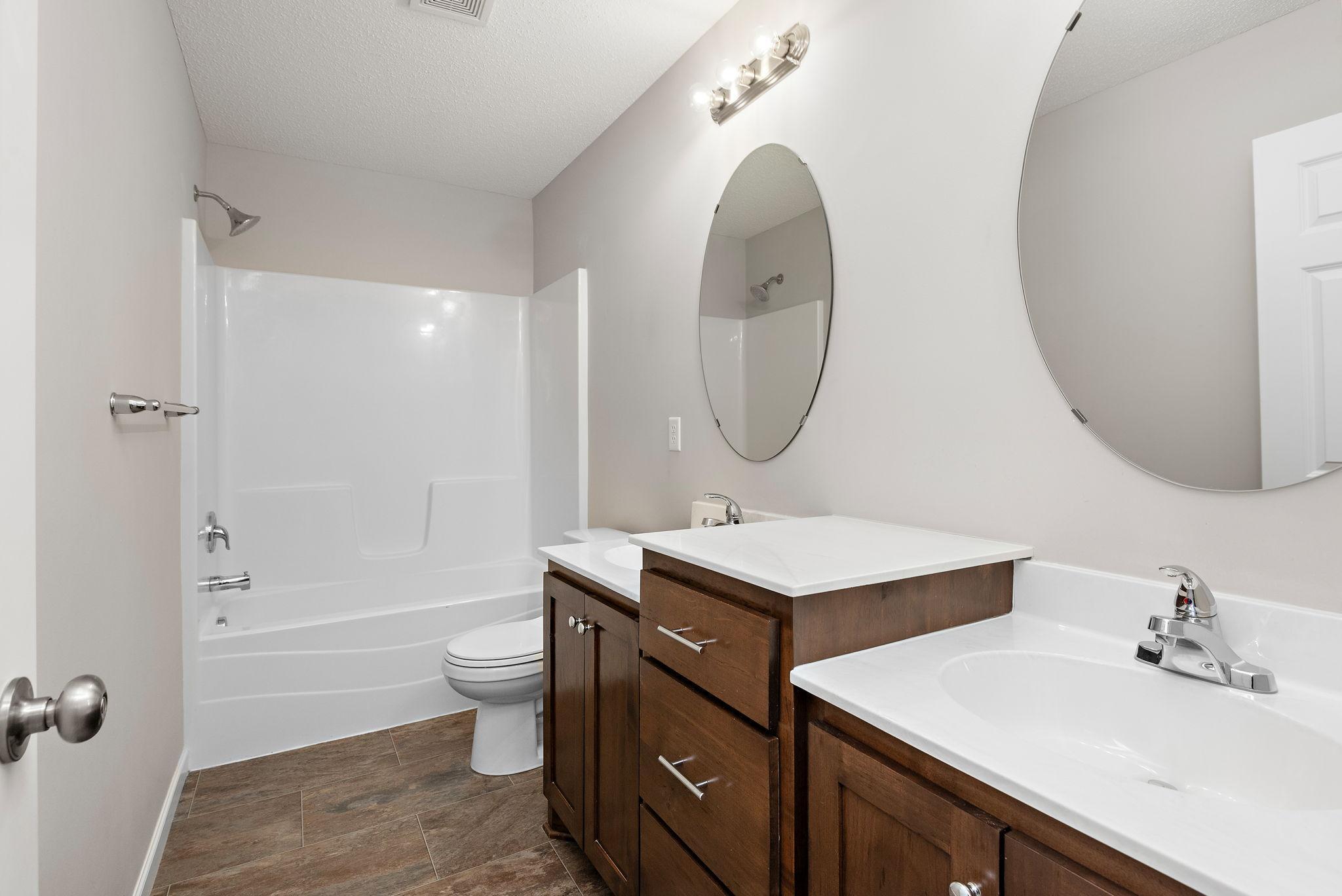 Full Bathroom Upper level with double sinks