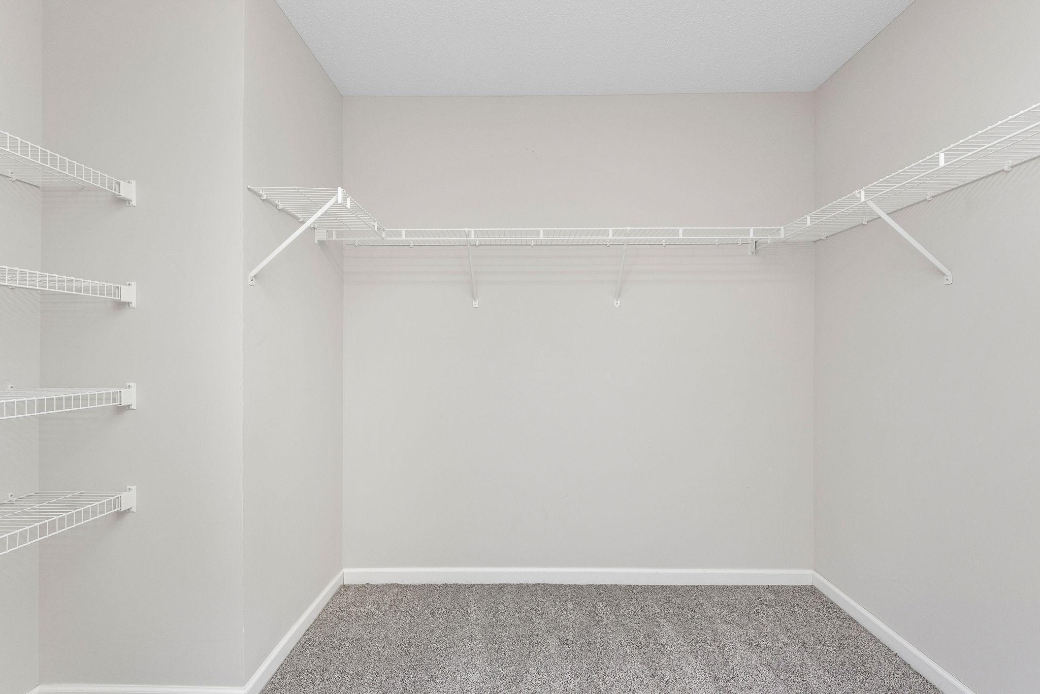 Primary Bedroom has large walk-in closet