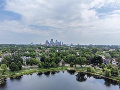 Lake of the Isles just steps from your front door.