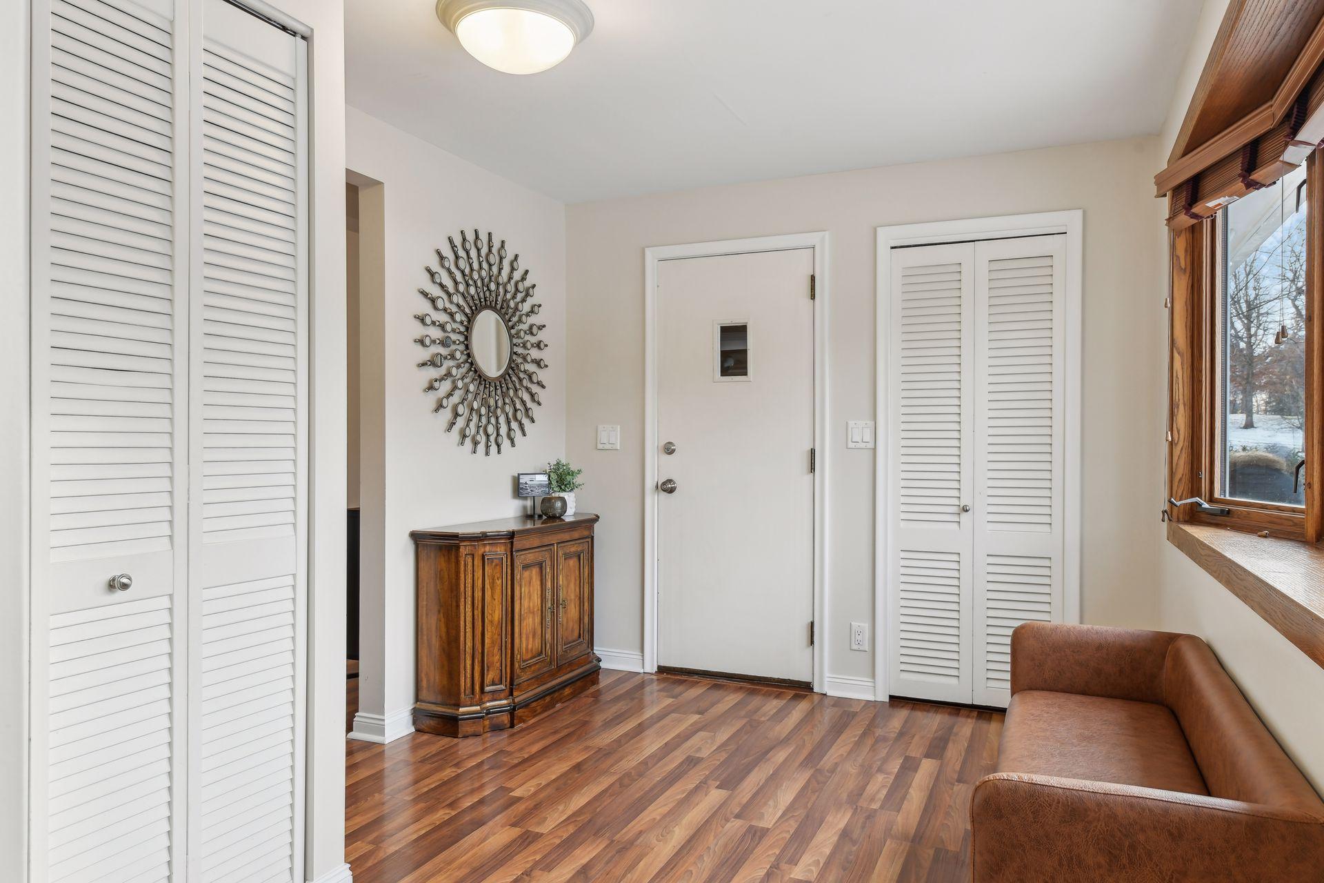 Mudroom off of the garage.