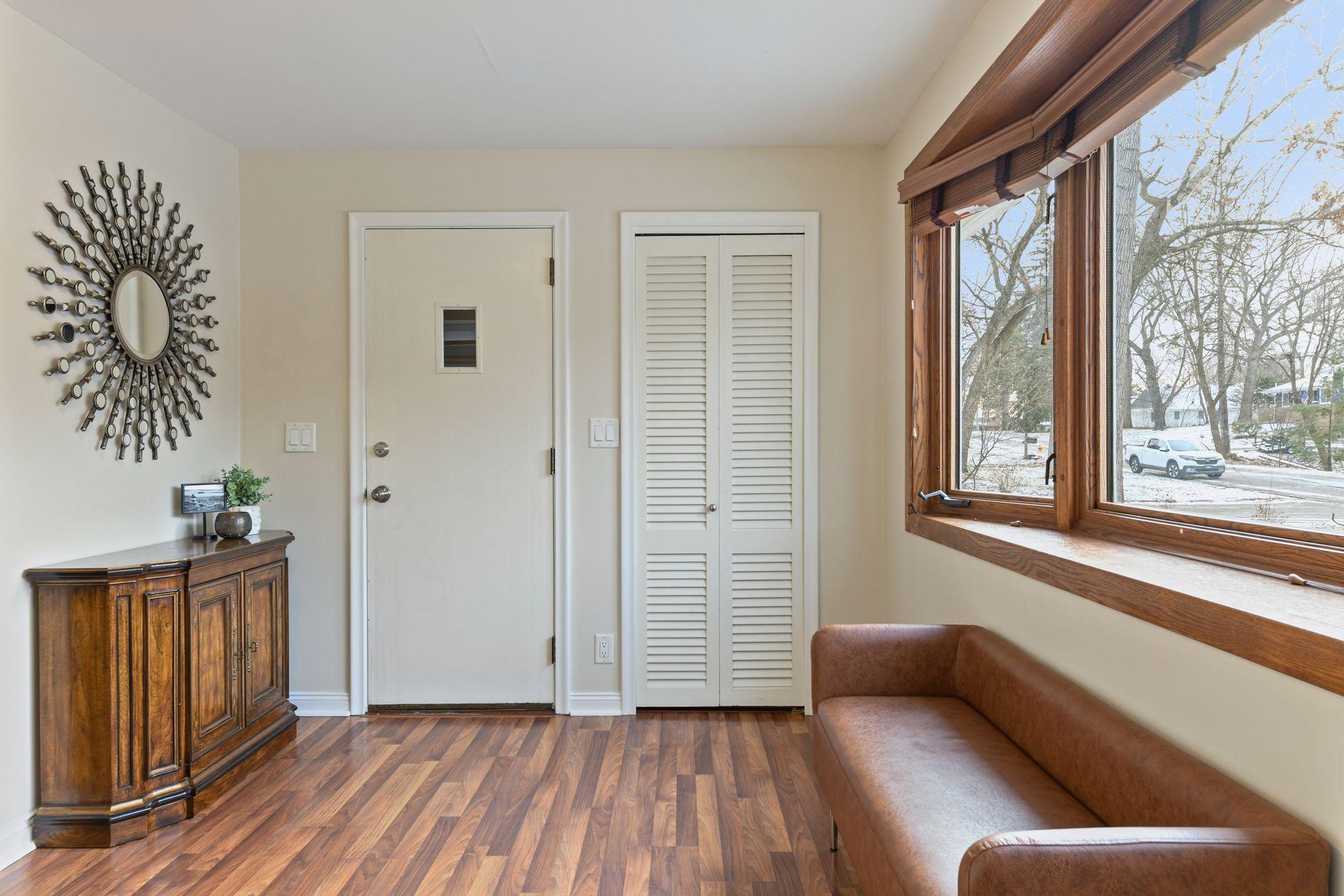 Ample closet space.