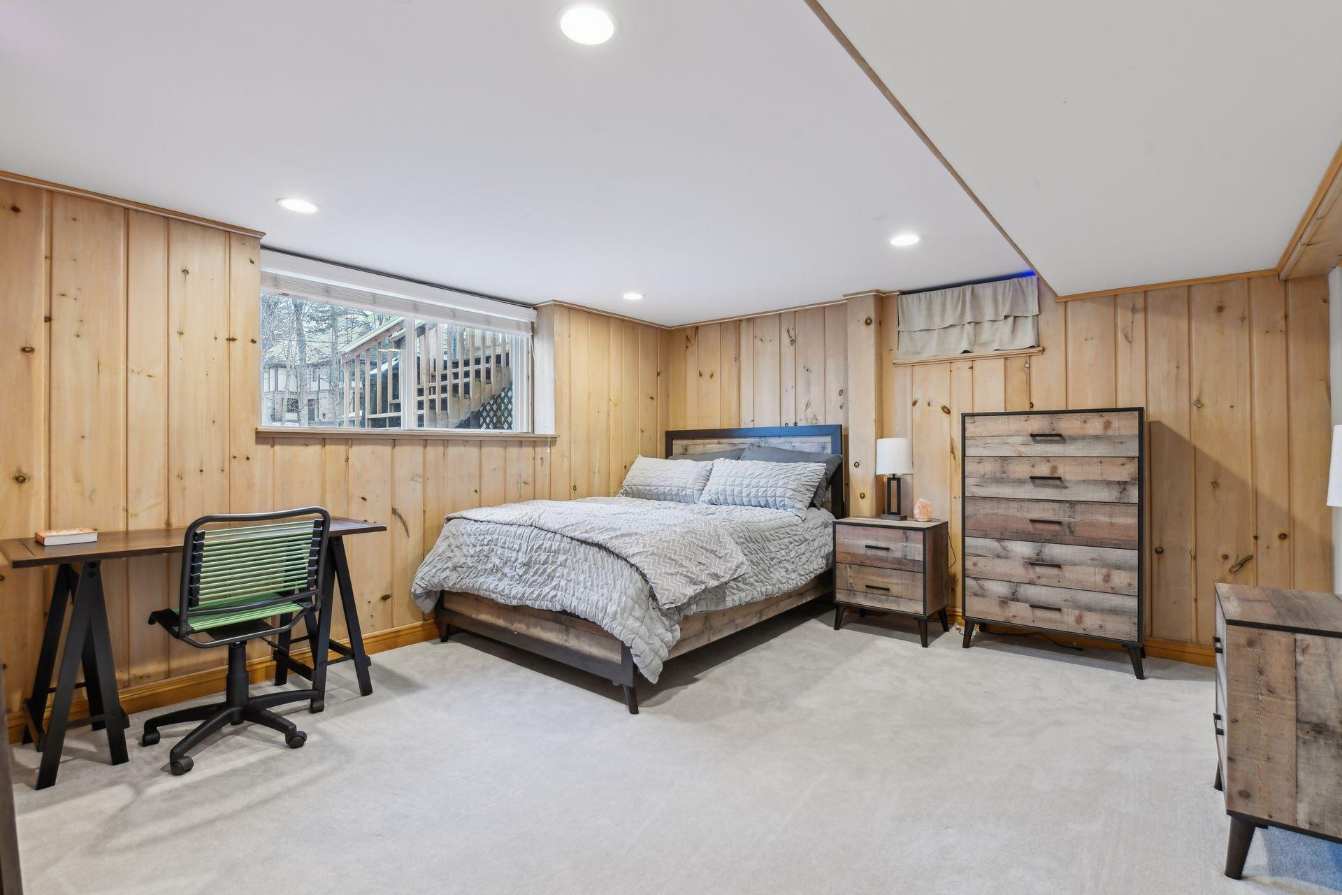 Fourth bedroom on lower level.