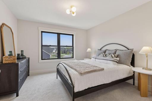 Upper level bedroom #2 with private 3/4 bath