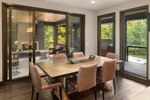 Informal Dining Off Kitchen