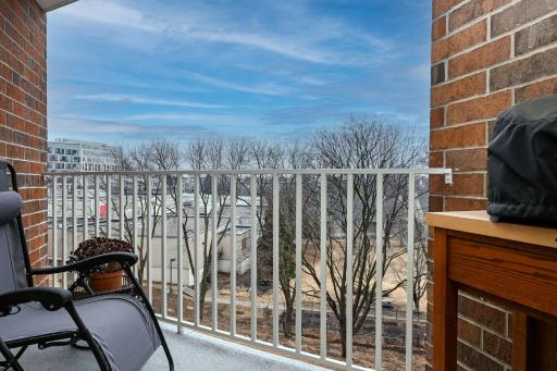 Private balcony with views for the garden