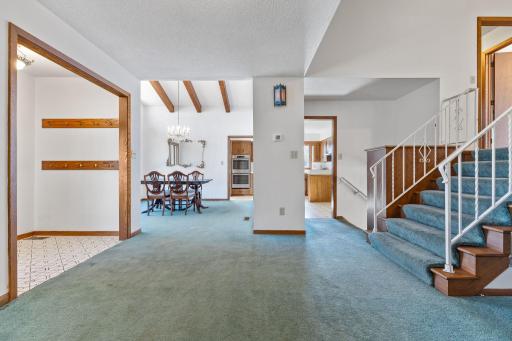 Remove this wall for an open concept Kitchen Dining Room!
