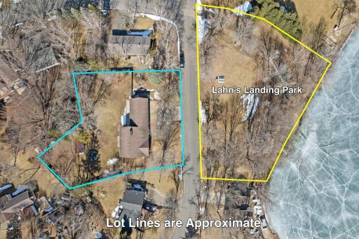 Across from Lahn's Landing that has park and dock!
