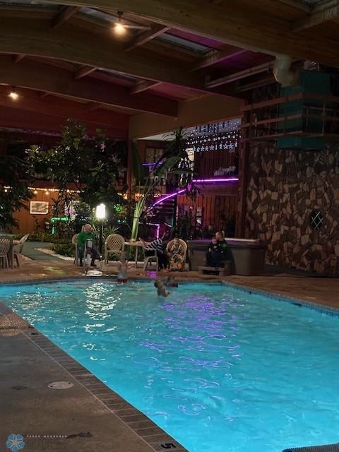 Pool at Night