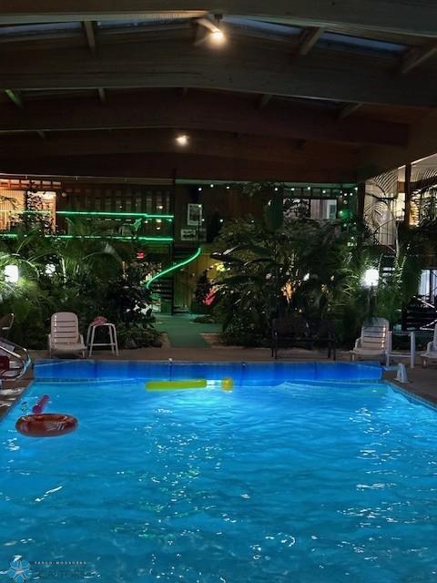 Pool at Night